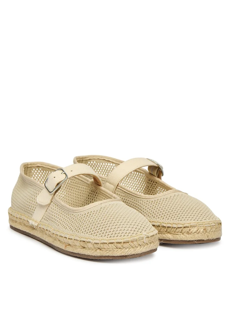 Espadrile dama,  material textil, bej