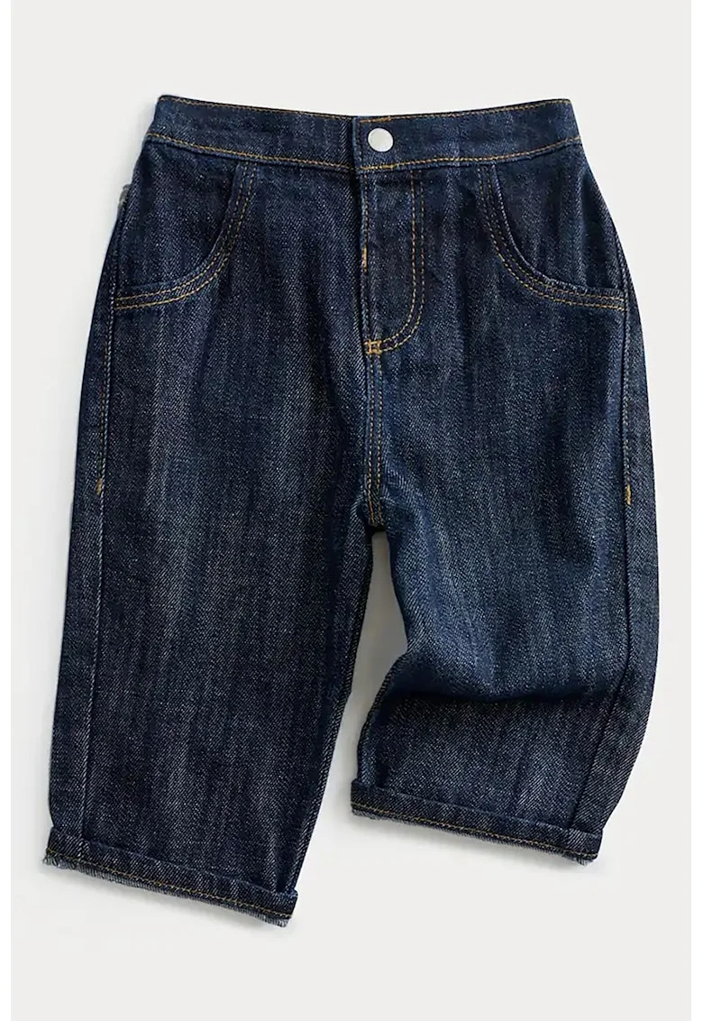 Blugi cu talie elastica, Bleumarin