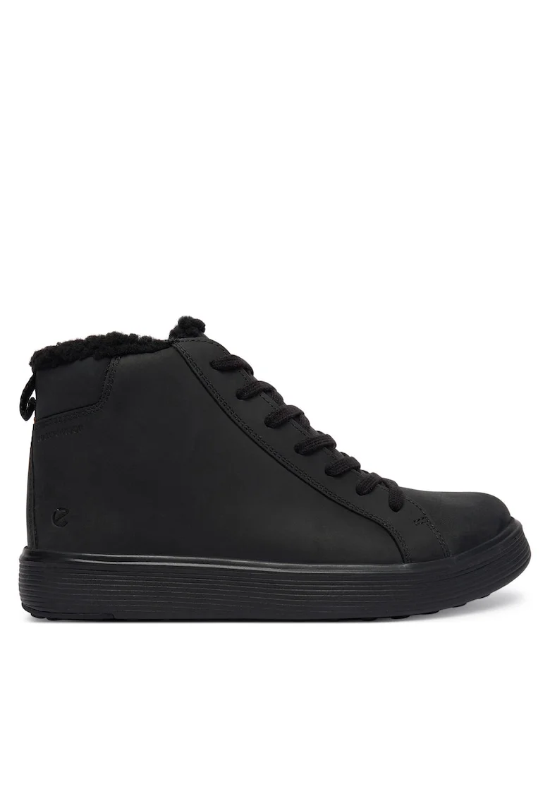 Pantofi sport copii,  piele naturala, negru,