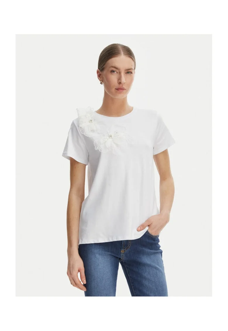 Tricou Femei,  Alb, bumbac