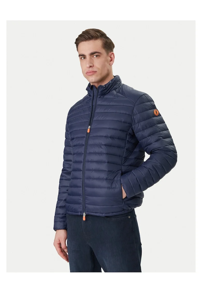Geaca de tranzitie barbati,  bleumarin, cu fermoar, Bleumarin