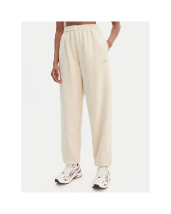 Pantaloni sport dama,  bej, 70% bumbac, 30% poliester