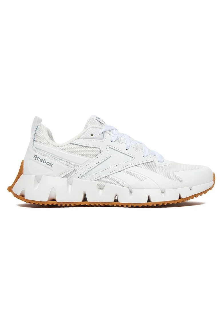 Pantofi sport dama  piele naturala/textil, alb