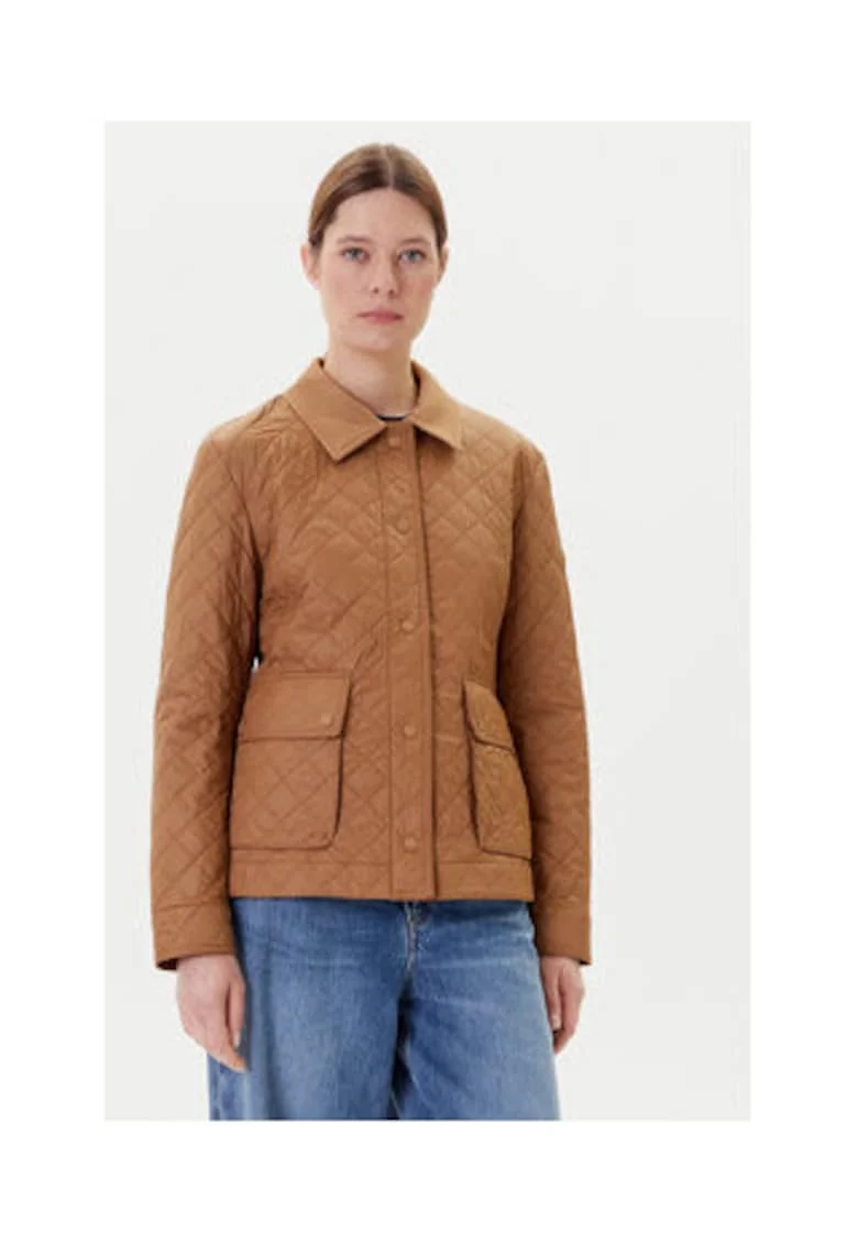 Jacheta de tranzitie,  maro, material sintetic,