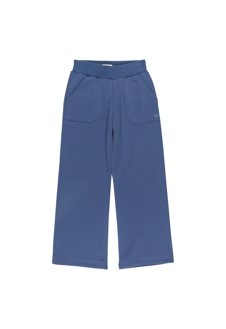 Pantaloni sport copii,  60% bumbac, 40% poliester, albastru,