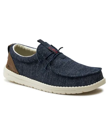 Pantofi sport barbati,  material textil, albastru
