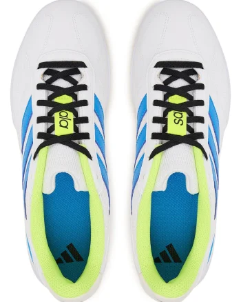 Ghete de fotbal barbat,  textil, alb