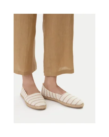 Espadrile dama,  dungi, bej, tesatura,
