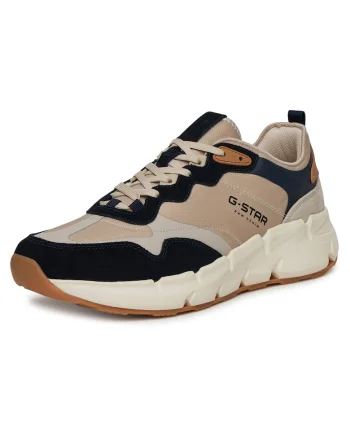 Pantofi sport barbati, G-Star Raw, bej, textil, talpa platforma