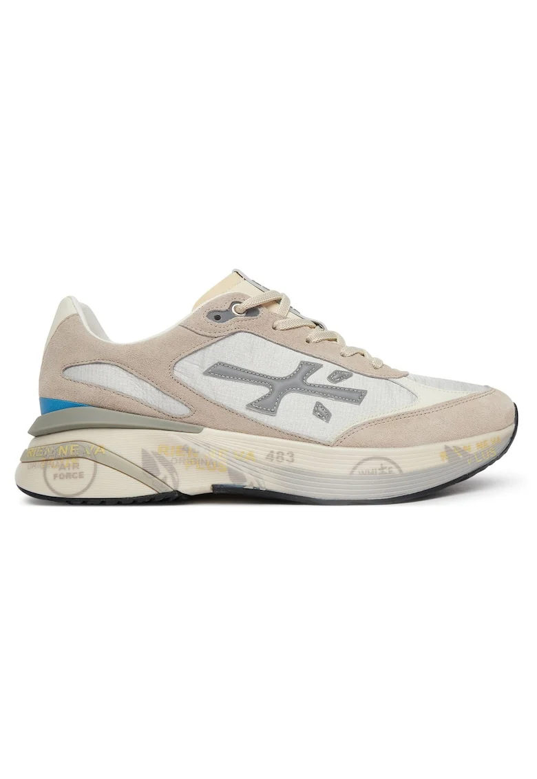 Pantofi sport barbati,  din piele naturala, multicolor