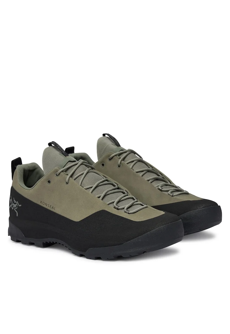 Bocanci trekking barbati,  piele naturala, Negru