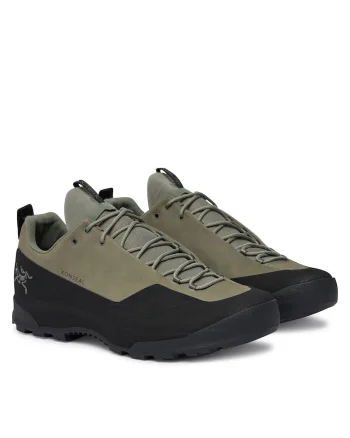 Bocanci trekking barbati,  piele naturala, Negru