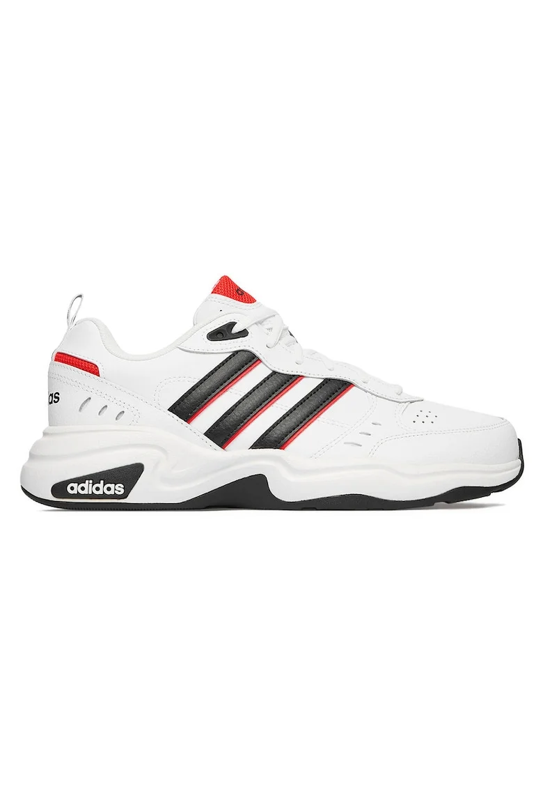 Pantofi sport barbati,  piele naturala, alb, talpa groasa