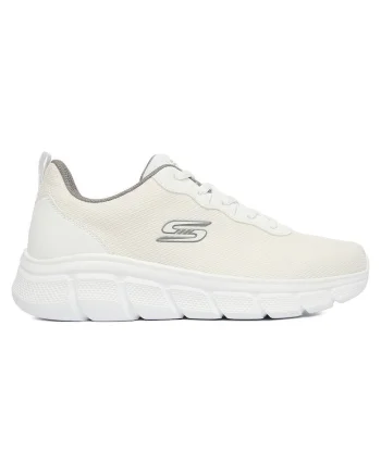 Pantofi sport barbati,  alb, textil, tehnologie Memory Foam