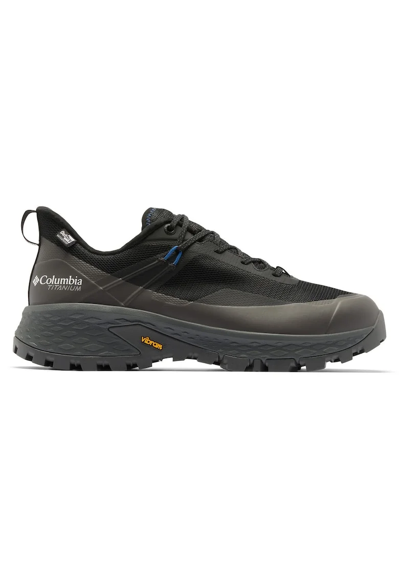 Bocanci trekking barbati,  impermeabili, confortabili, negru, material textil