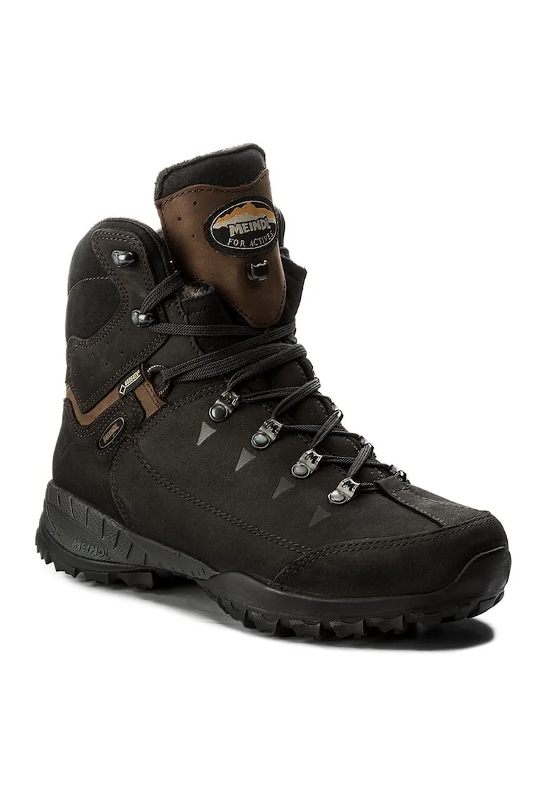 Bocanci barbati,  piele naturala, negru,