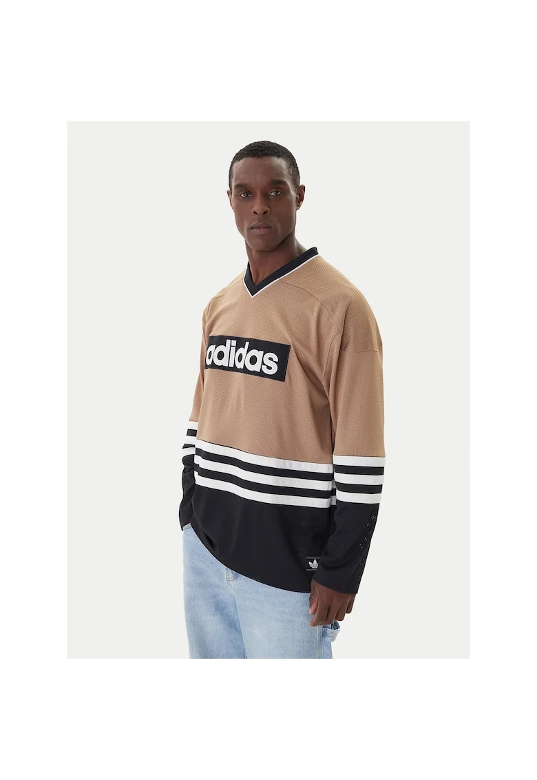 Bluza sport barbati,  poliester reciclat, lejer, bej