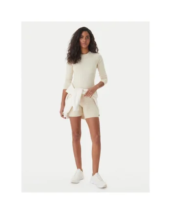 Bluza sport dama,  slim fit, bej, poliester,