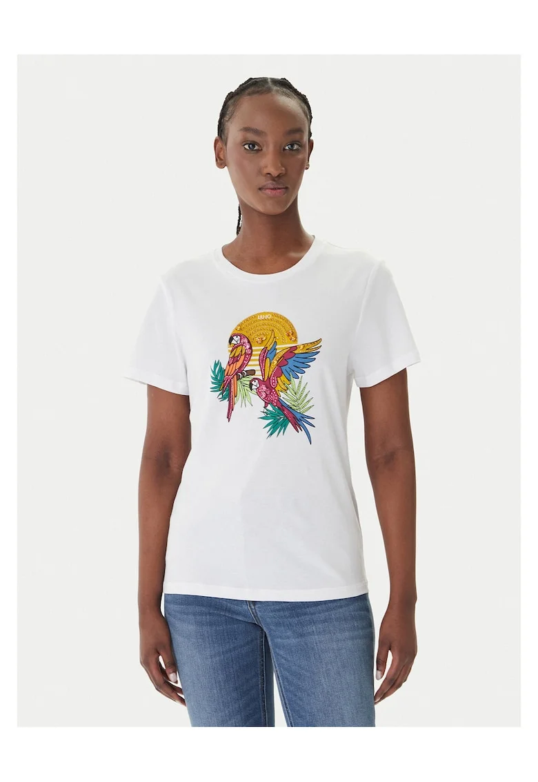 Tricou Femei,  culoare Alb, Bumbac 100%