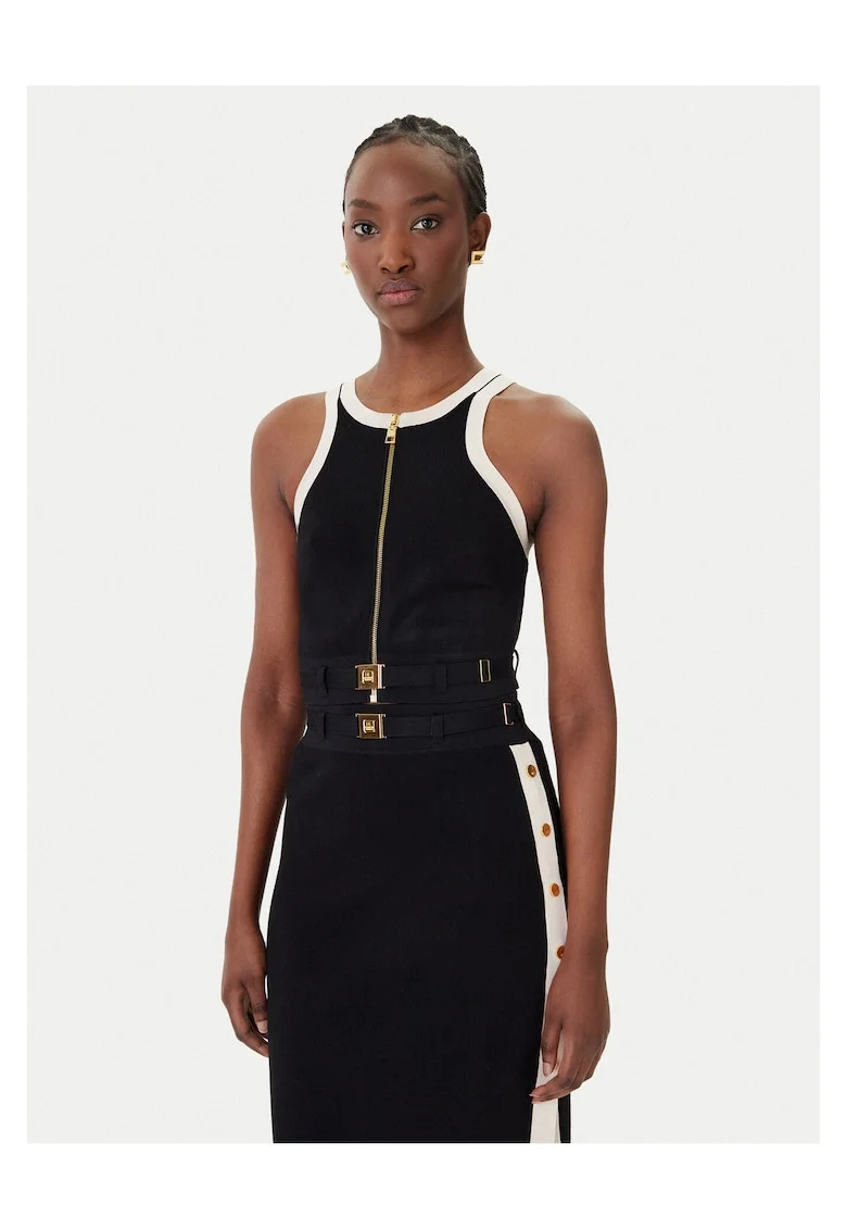 Top dama,  viscoza, Negru