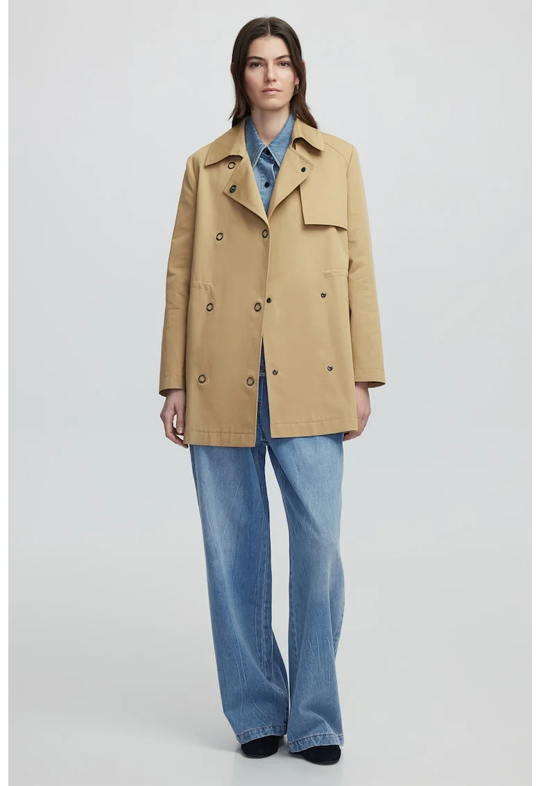 Trenci regular-fit, Maro camel