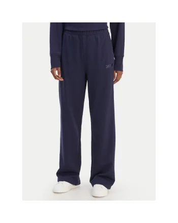 Pantaloni sport dama,  bleumarin, 60% bumbac, 40% poliester, Bleumarin