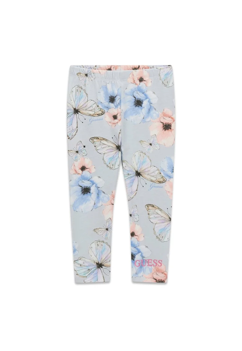 Colanti fete,  multicolor, model floral, bumbac, Multicolor