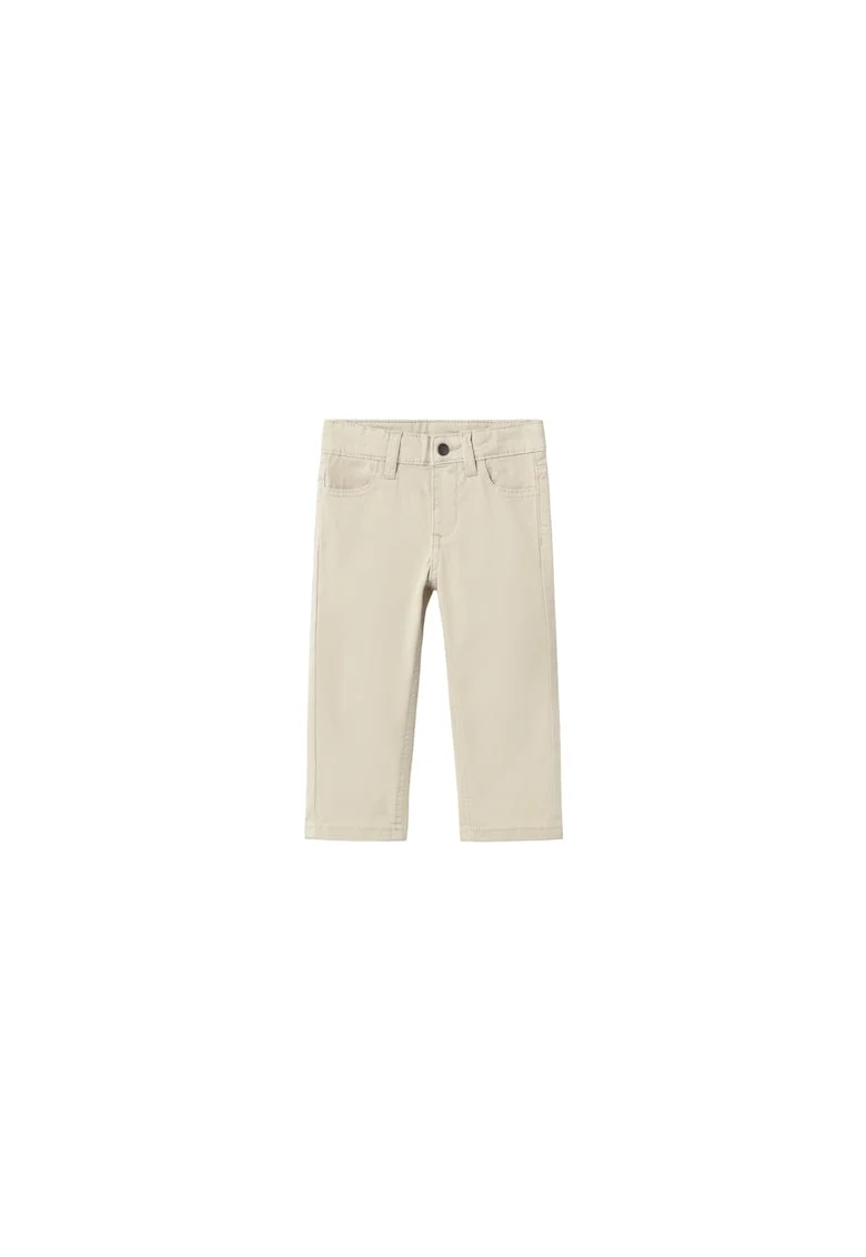 Pantaloni din bumbac pentru baieti,, Bej
