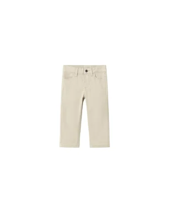 Pantaloni din bumbac pentru baieti,, Bej