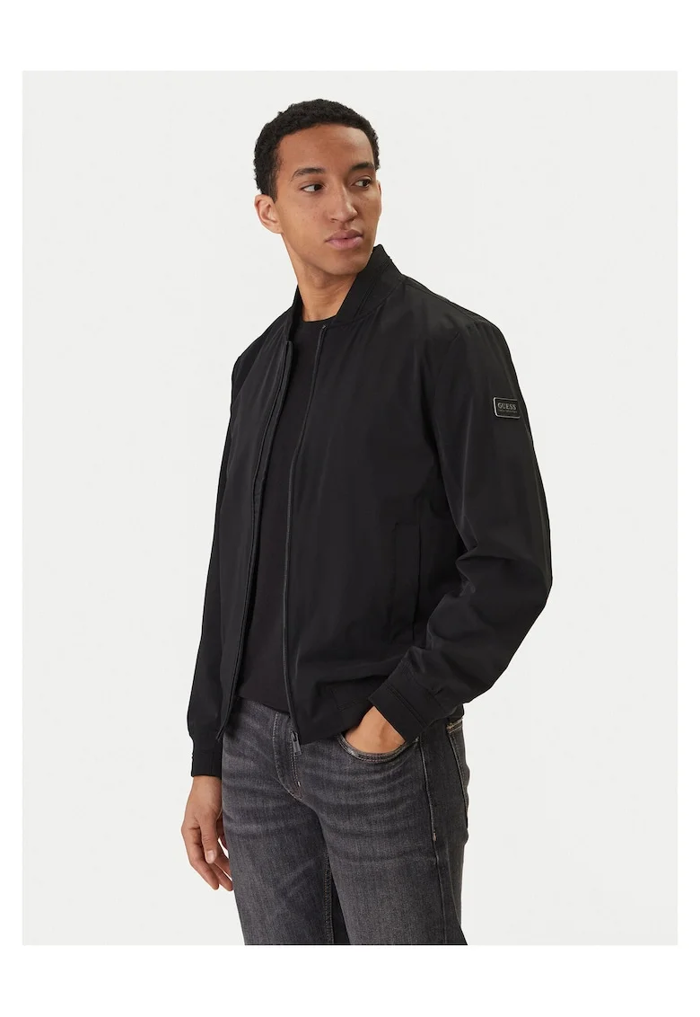 Geaca bomber barbati, Negru