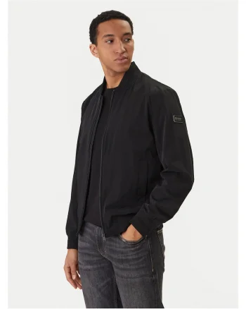 Geaca bomber barbati, Negru