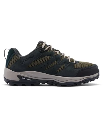 trekking barbati,  piele naturala, verde, Verde