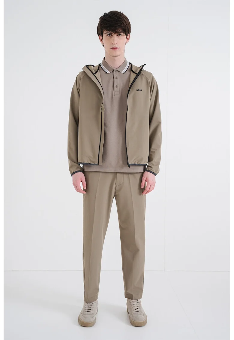Jacheta slim fit rezistenta la apa Commuter, Verde masliniu