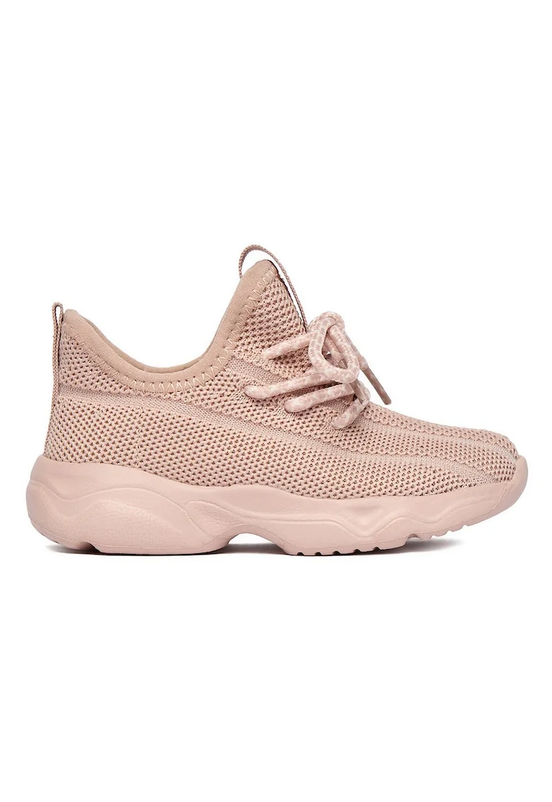 Pantofi sport copii,  roz, textil, pentru fete
