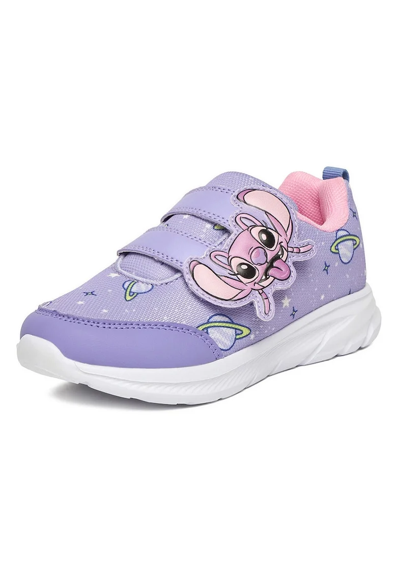 Pantofi sport copii,  Classics, material textil, mov, sistem inchidere velcro