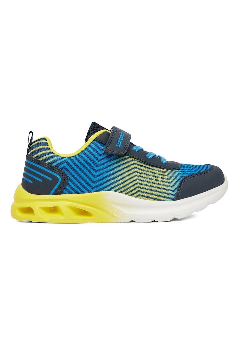 Pantofi sport copii,  multicolor, material textil, cu LED