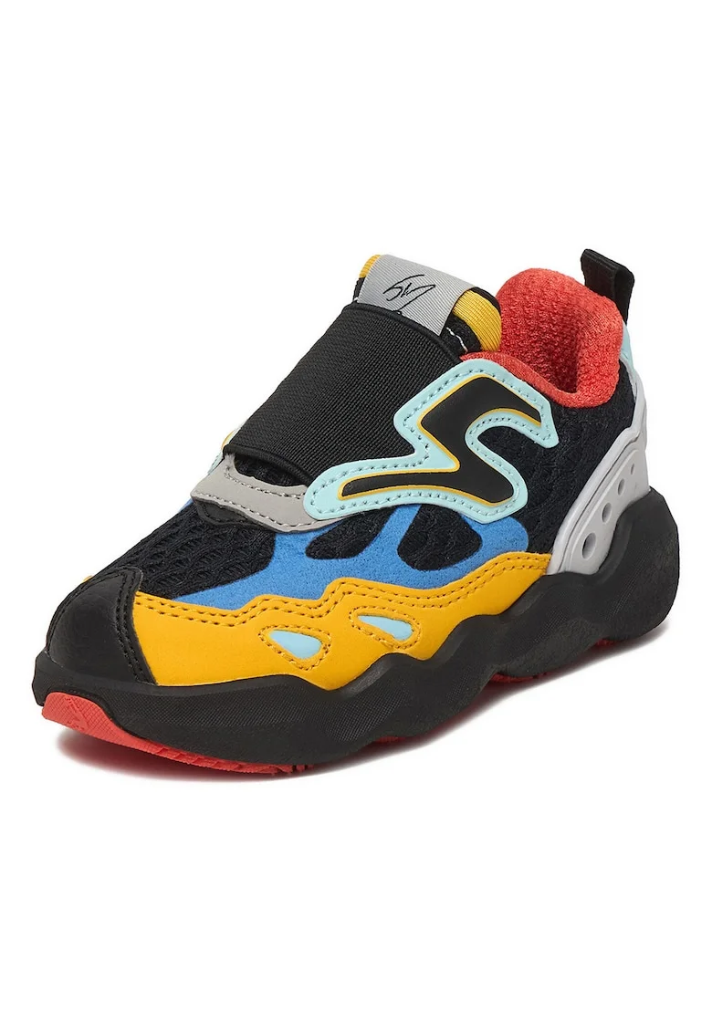 Pantofi sport copii,  multicolor, material textil, pentru baieti