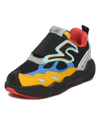 Pantofi sport copii,  multicolor, material textil, pentru baieti