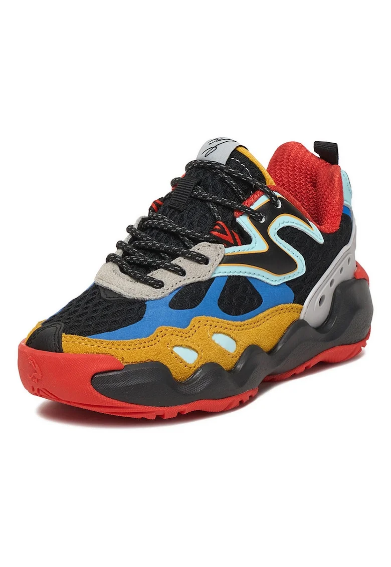 Pantofi sport copii,  piele naturala, multicolor, pentru baieti, set de adidasi