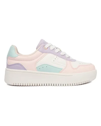 Pantofi sport copii,  multicolor, piele ecologica, set pentru fete