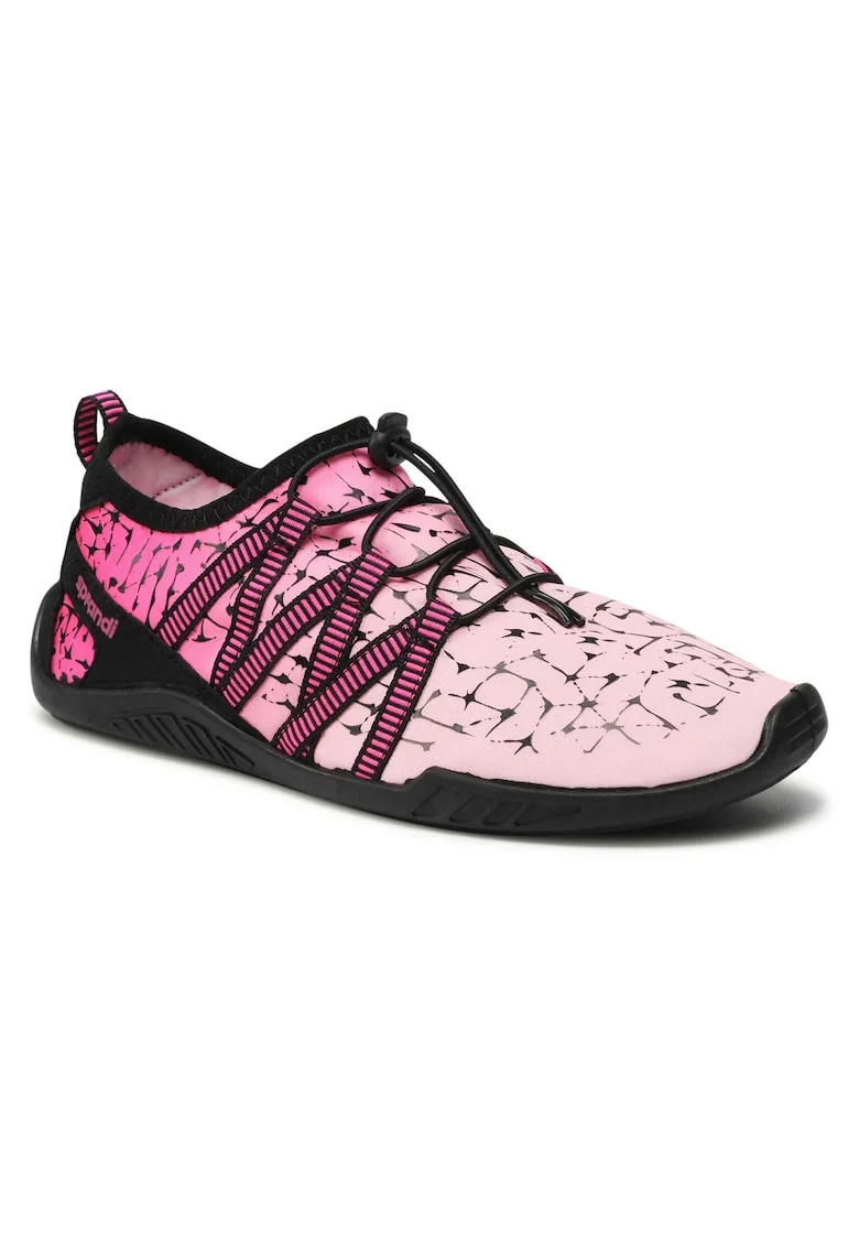 Pantofi sport copii,  alergare, roz, textil,