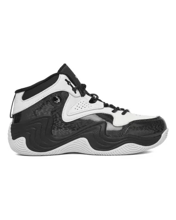 Pantofi sport copii,  piele naturala, alb/negru