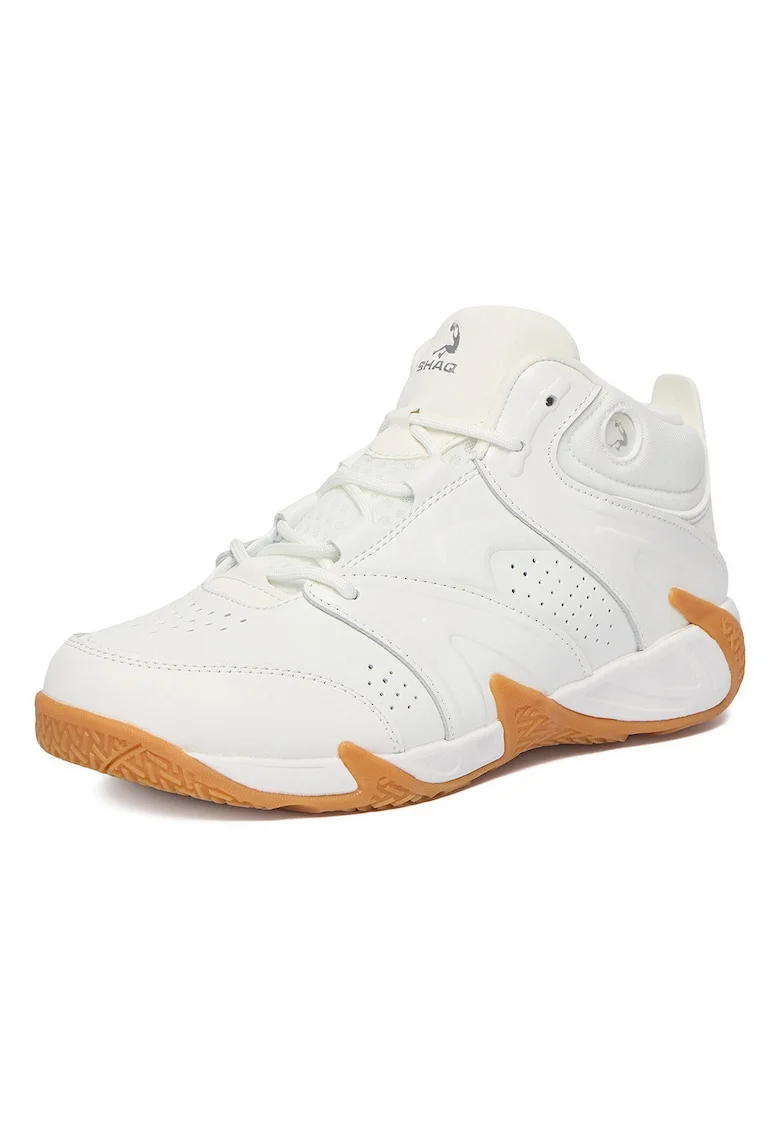 Pantofi sport copii,  piele naturala, alb, stil sportiv, confort optim