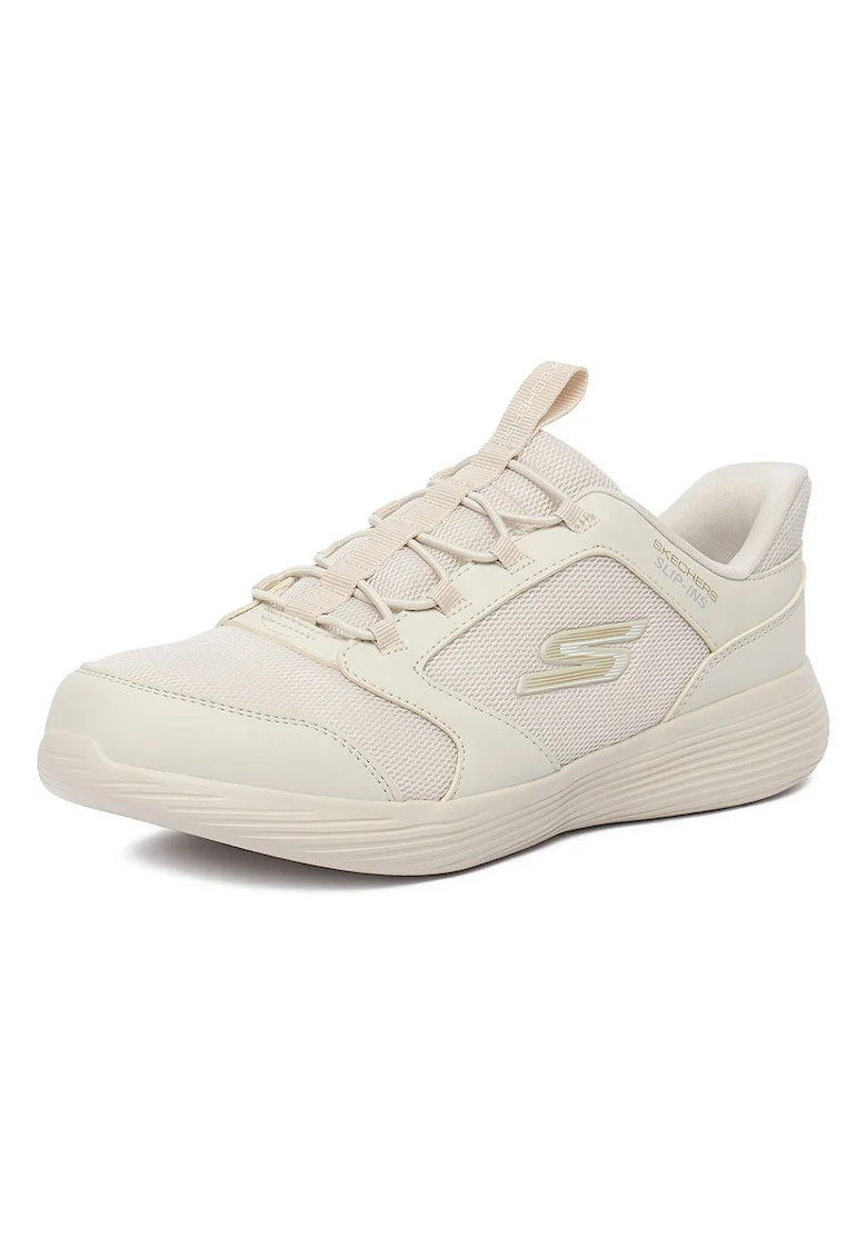 Pantofi sport copii,  bej, textil, set de adidasi