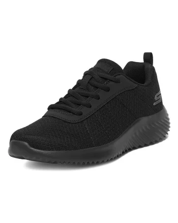 Pantofi sport copii,  alergare, textil, negru