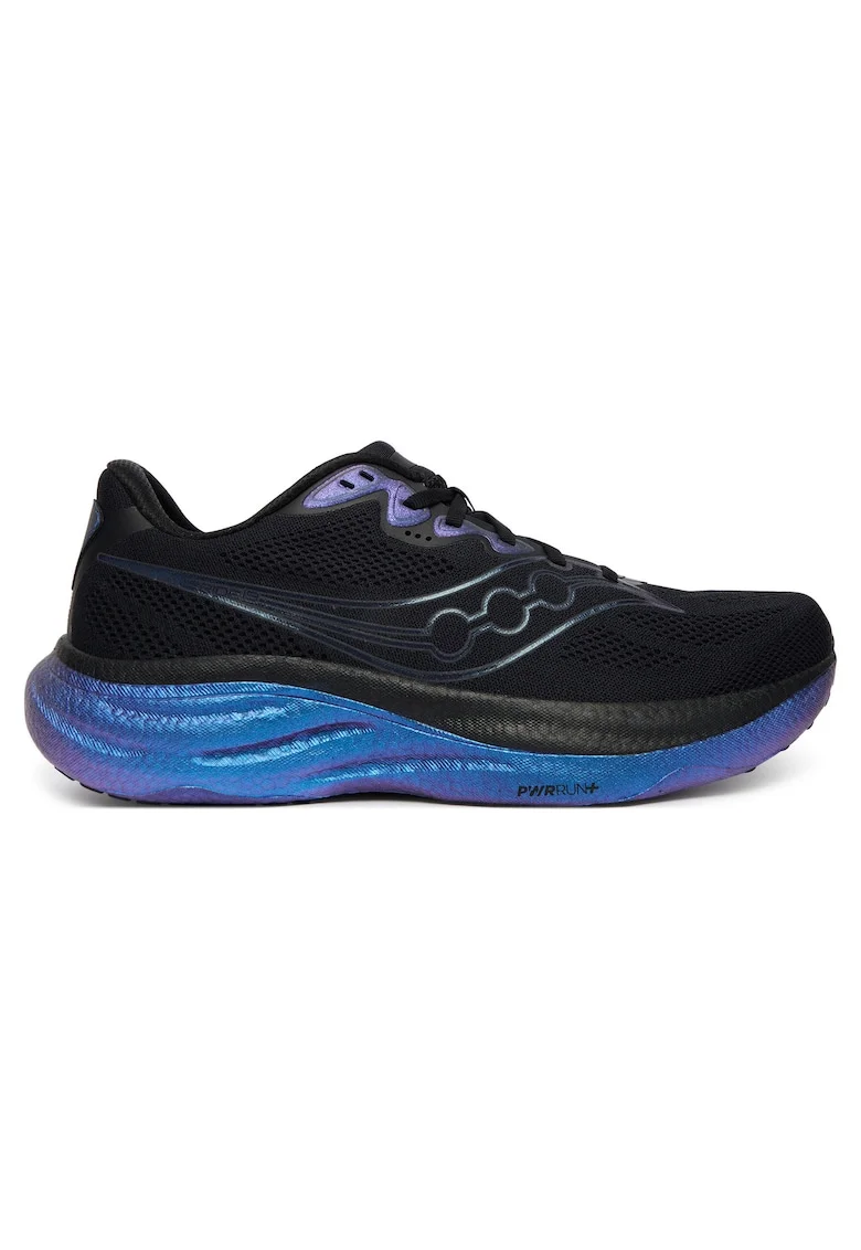 Pantofi sport barbati,  alergare, negru, material textil