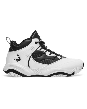 Pantofi sport barbati,  baschet, alb, material textil