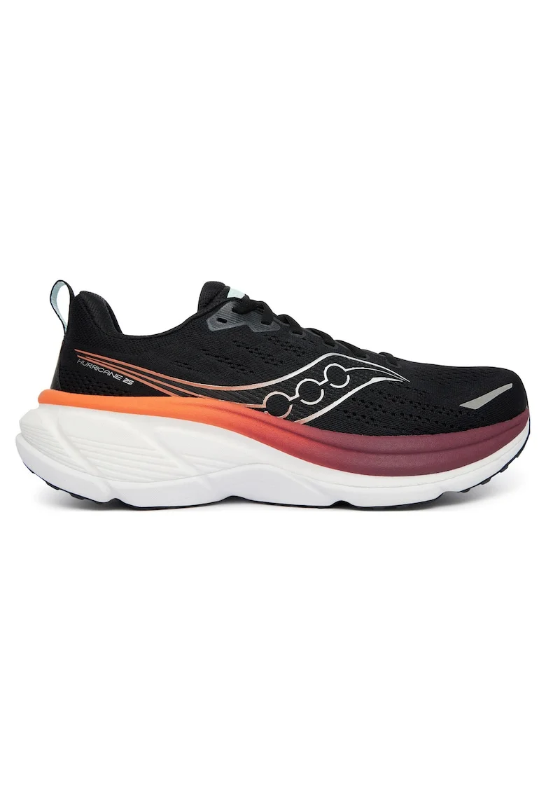 Pantofi sport barbati,  alergare, material textil, negru