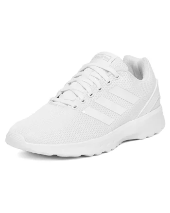 Pantofi sport barbati,  alergare, textil, Alb
