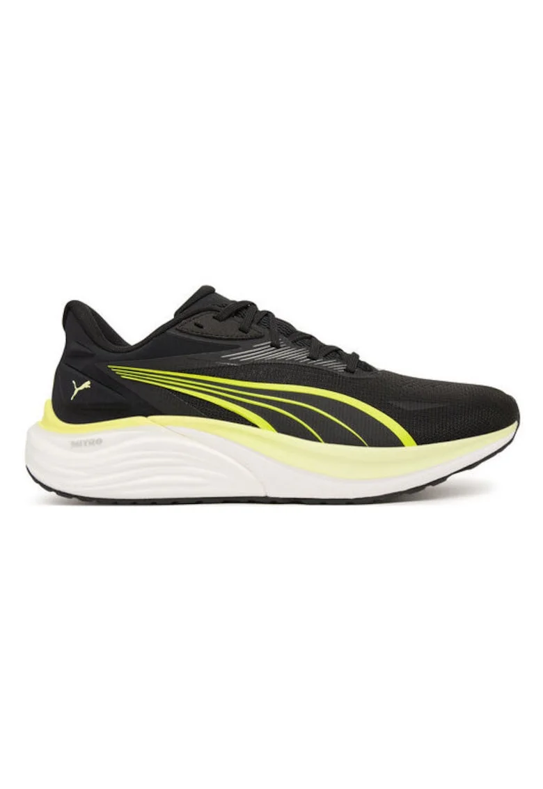 Pantofi sport barbati,  alergare, negru, textil, Negru
